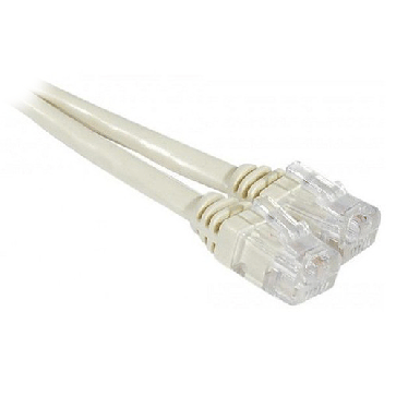 Câble RJ11 Mâle / Mâle rond 5m certifié ADSL2/2+