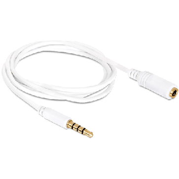 Câble prolongateur audio jack Apple 4 points 1m