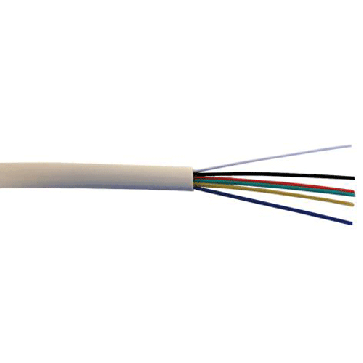 Rouleau de câble méplat RJ12 6 fils 100m