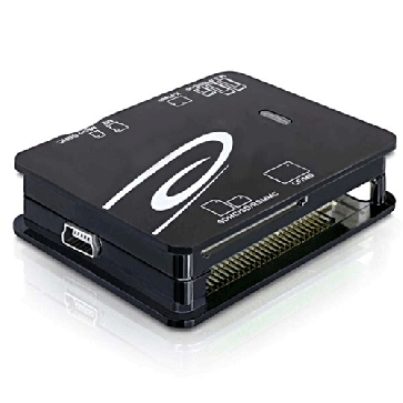 Lecteur de cartes externe 64 en 1 USB 2.0 compact