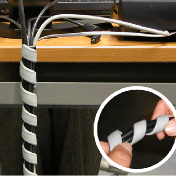 Solution d'organisation de câble wendel 150cm 17mm