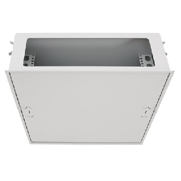 Coffret de brassage et câblage hauteur de 4U optimisé pour fixation au plafond (24=)