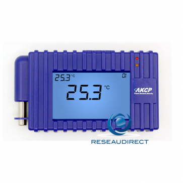 AKCP LCD-TMP Ecran LCD programmable avec capteur de température intégré pour SP2+ et SPX+