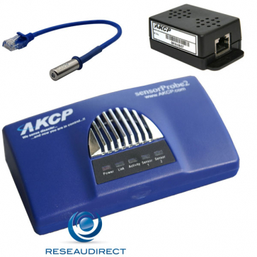 x AKCP Sensorprobe2 SP2dTH01-TH300 Boitier supervision IP Fin de vie remplacé par SP2+