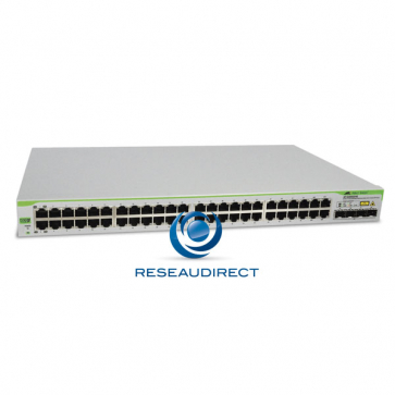 Allied Telesis AT-GS950/48 Commutateur Gigabit Ethernet 48 ports 10/100/1000 Mbs 2 giga SFP configurable Websmart Niveau 2