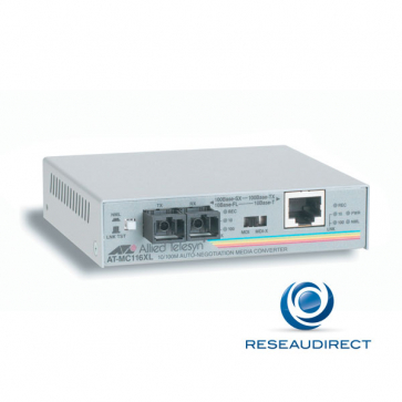 x Allied Telesis AT-MC116XL-60 Bridge Ethernet 10/100mbs Rj45 10/100baseT - Fibre multimode 10BaseFL/100BaseSX 2xSC 2Km Obsolète