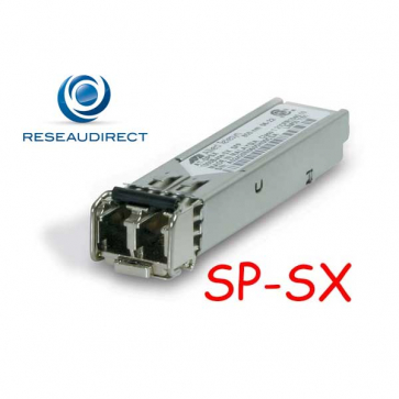 Allied Telesis AT-SPSX Module SFP GE 1000Base-SX 1000Mbs Multimode 850nm 220m/550m 2xLC