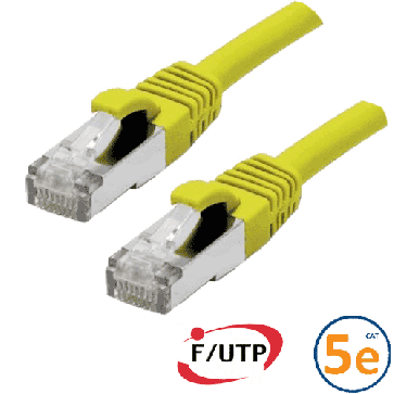 Cordon RJ45 Cat 5e F/UTP Primacy 7.5m jaune