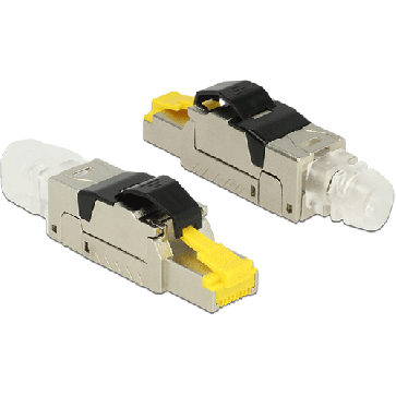 Connecteur RJ45 STP Cat 6a AWG 23 à 26 métal