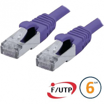 Cordon RJ45 Cat 6 F/UTP Primacy 0.3m violet