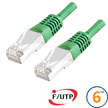 Cordon RJ45 Cat 6 F/UTP Primacy 0.3m vert