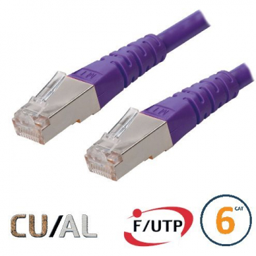 Cordon RJ45 Cat 6 F/UTP Classic  5m violet