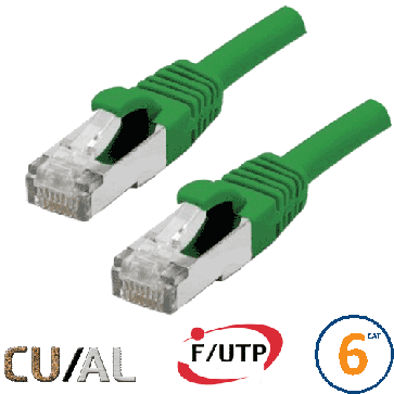 Cordon RJ45 Cat 6 F/UTP Classic 30cm vert