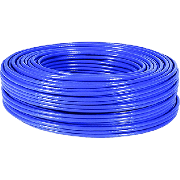 Rouleau de 100m câble multibrins Cat 6 F/UTP Bleu