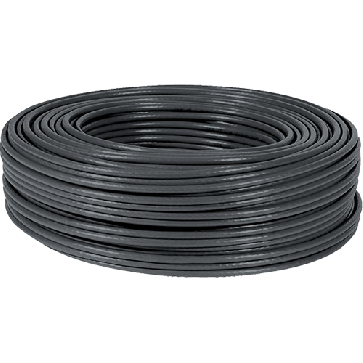 Rouleau de 100m câble multibrins Cat 6 F/UTP noir