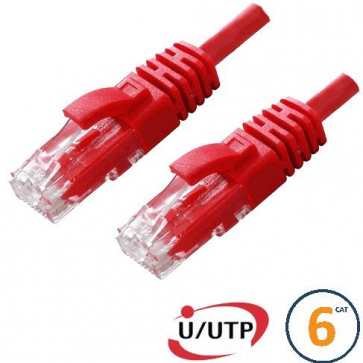 Cordon RJ45 Cat 6 U/UTP Primacy 10m rouge