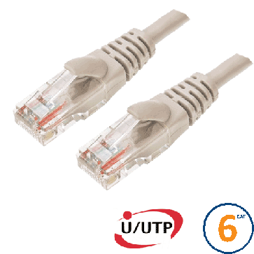 Cordon RJ45 Cat 6 U/UTP Primacy 0.5m beige