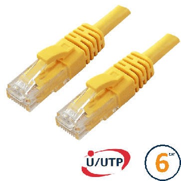 Cordon RJ45 Cat 6 U/UTP Primacy 2m jaune
