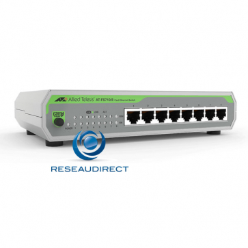 Allied Telesis AT-FS710/8 Centrecom Commutateur Fast Ethernet 8 ports 10/100 Mbs non rackable alim 220V interne