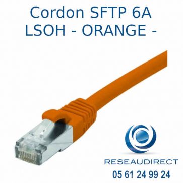 Cordon-SFTP-Cat6a-Orange