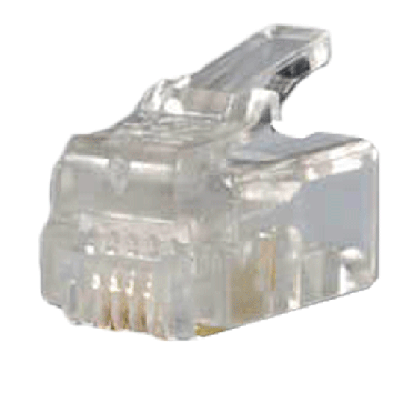 Sachet de 10 connecteurs RJ11 6/4