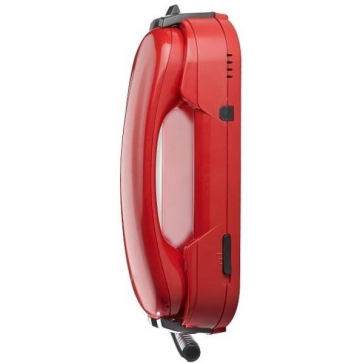 Depaepe PA200R Téléphone d'urgence analogique HD2000 sans clavier rouge 