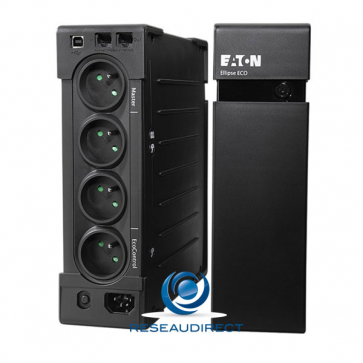 Eaton MGE EL1600USBFR Onduleur OFFLINE compact Ellipse ECO 1200 FR USB PC économie energie 1000 Watts - 1600 VA