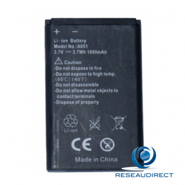 Funktel Batterie pour téléphone combiné DECT D11 et FC11 Funkwerk Lithium Ion 1000 mAh Ref 5010777000