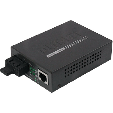 Planet GT-802S convertisseur de média cuivre Gigabit RJ45 10100/1000Base-Tx Fibre 1000 LX Connecteurs SC 10km
