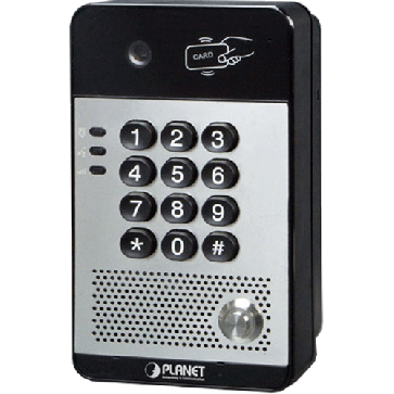 Portier Vidéo SIP PoE 720P + RFID + Door lock IP65