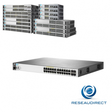 HP 2530-24G-PoE+ Aruba J9773A Commutateur 24 ports fixes Gigabit Ethernet POE+ 30W 4 SFP Giga Niveau 2 Configurable