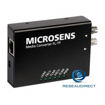 - Microsens MS410501 Convertisseur de média Ethernet 10mbps Rj45 10baseT - Fibre multimode 10BaseFL 2xST 2Km =