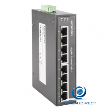 - Microsens MS657208PX Switch industriel 8x10/100/1000Base-T POE+ 30 watts double alim 48VDC -40/+75°C =