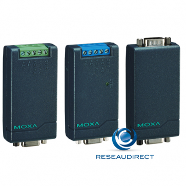 Moxa TCC-80I-DB9 convertisseur port série RS232 9pts vers RS422/485 9pts isolation 2.5 kV alim électrique interne/externe USB