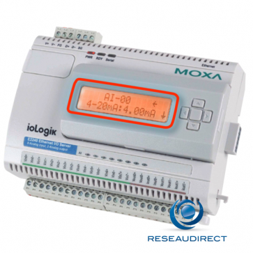 Moxa LDP1602 écran LCD 2 lignes de 16 caractères et 5 boutons de paramétrage pour IoLogik e2210 e2240 e2260
