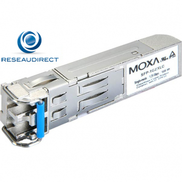 Moxa SFP-1GEZXLC  module transceiver SFP 1000 Gbase EZX LC duplex portée 110Km sur fibre mono 9/125