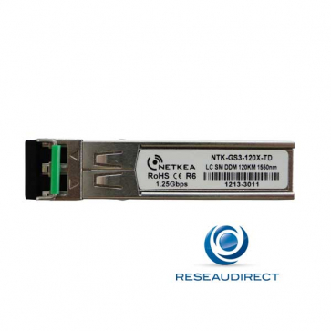 Netkea NTK-GS3-120X-TD Transceiver SFP 1000Base-ZX/ZH Monomode 1550nm 120km 2xLC DOM -40/+85°C