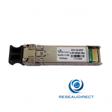 HP-Aruba Compatible X132 transceiver SFP+ 10GE 10GBase-ER J9153A-EQ 10Gigabit Monomode 1550nm 40 km 2xLC