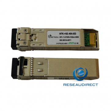 Cisco SFP-10G-BX40U-I Compatible SFP+ BIDI 10GBase-BXU 10Gb/s Monomode Tx1270nm 40km 1xLC DOM -40/+85°C