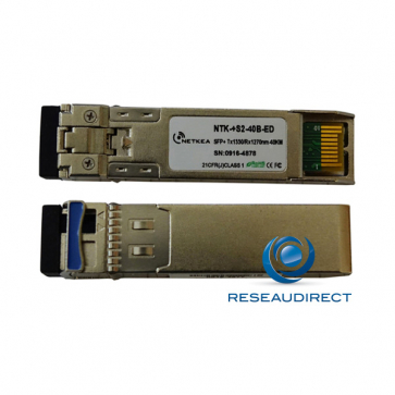 Cisco SFP-10G-BX40D-I Compatible SFP+ BIDI 10GBase-BXD 10Gb/s Monomode Tx1330nm 40km 1xLC DOM -40/+85°C