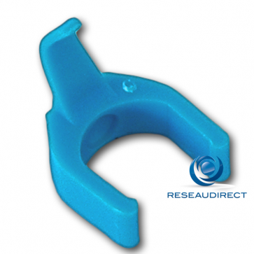 Patchsee Patchclip BC/PC Clip de repérage complémentaire Bleu Clair pour Cordon RJ 45 lumineux Boite de 50