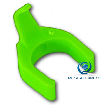 Patchsee Patchclip VF/PC Clip de repérage complémentaire Vert Clair pour Cordon RJ 45 lumineux Boite de 50