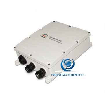 Microsemi PD-9501GO-ET/AC Injecteur extérieur durci HI-POE 1 Giga RJ45 4P 60W Midspan POE++ 802.3at 220V IP66 -40/+65°C