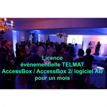 Licence évènementielle 100 connections supplémentaires 1 mois