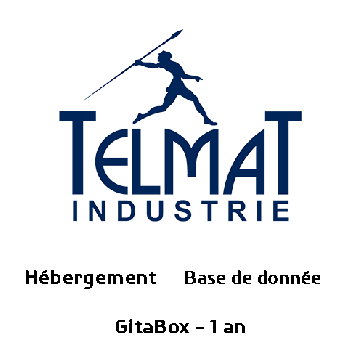 Hébergement base de donn‚e multi Gitabox25 1 an