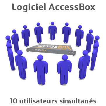 Logiciel AccessBox 10 accès simultanés