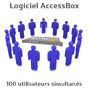 Logiciel AccessBox 100 accès simultanés