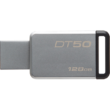 Clé USB 3.1/3.0/2.0 Kingston DataTraveler 50 128Go