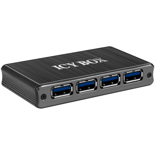 Icy Box IB-AC610 Hub USB 3.0 externe 4 ports avec alime