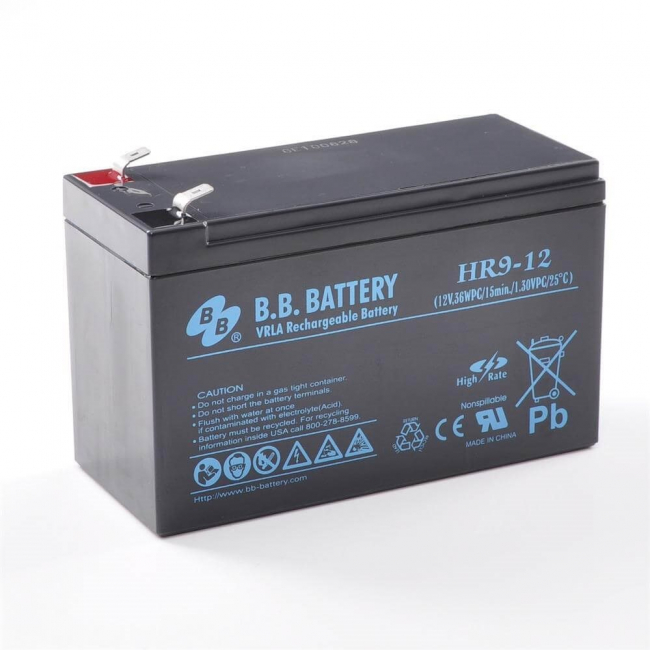 Nitram DJW6-7 Batterie NITRAM HR9-12 12V/9AH